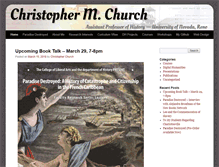 Tablet Screenshot of christophermchurch.com